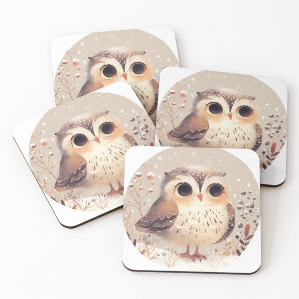 Item preview, Cute Little Winter Owl designed and sold by JoyfulNat.