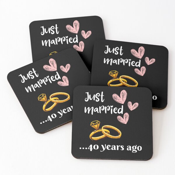 Item preview, Just married 40 years ago designed and sold by MilkyForest.