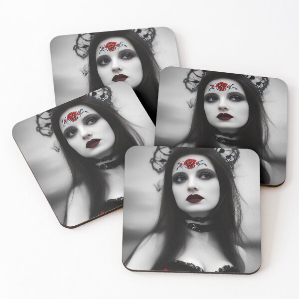 Item preview, Portrait of a Goth Girl - Valerie designed and sold by Creep-Vault.