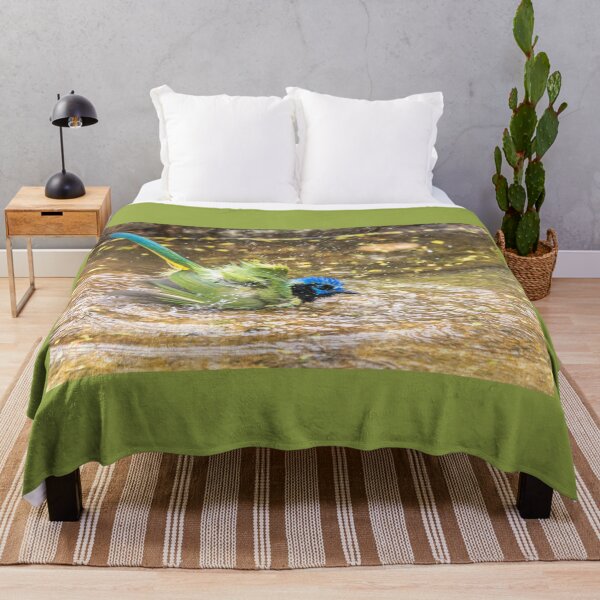 Item preview, Green Jay Water Puddle Bath designed and sold by Debra Martz.