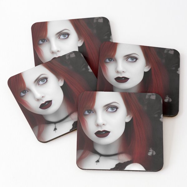 Item preview, Portrait of a Goth Girl - Willow designed and sold by Creep-Vault.