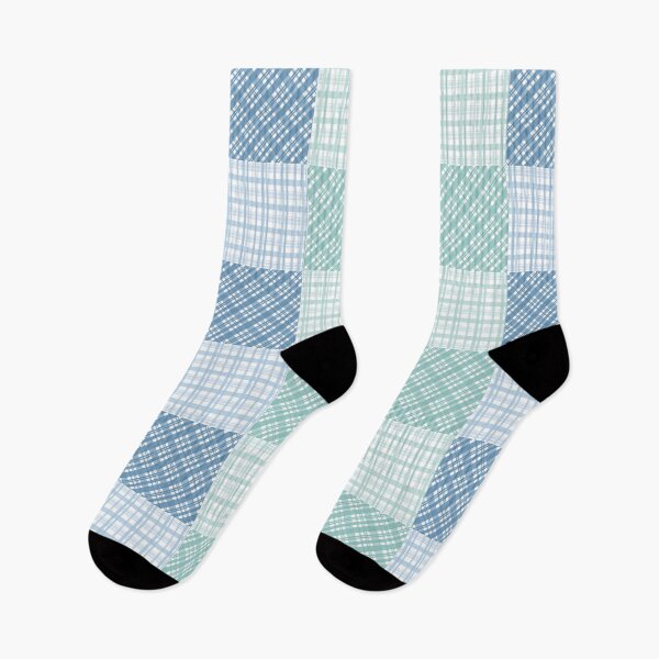 Item preview, Summer Pastel Plaid Patchwork Pattern designed and sold by MELOYADINA.