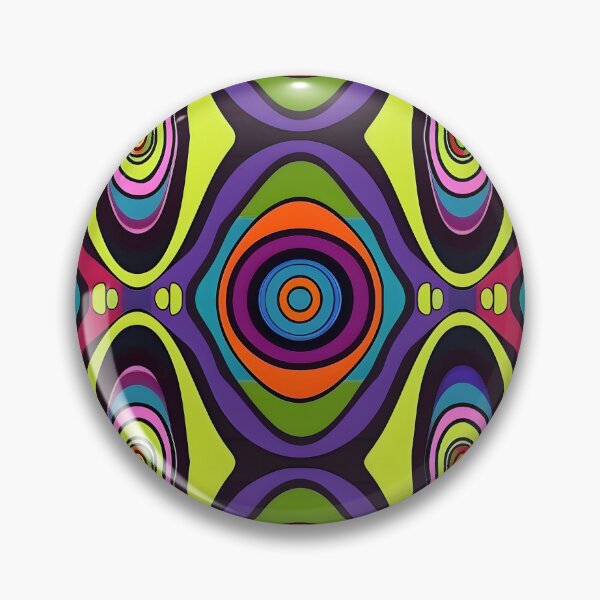 Item preview, Psychedelic Trippy Retro Seamless Pattern designed and sold by Snifferius.