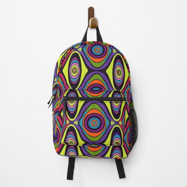 Item preview, Psychedelic Trippy Retro Seamless Pattern designed and sold by Snifferius.