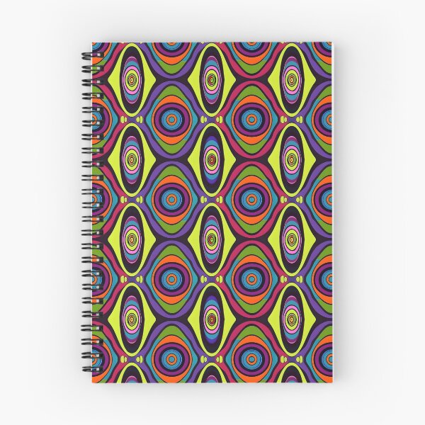 Item preview, Psychedelic Trippy Retro Seamless Pattern designed and sold by Snifferius.
