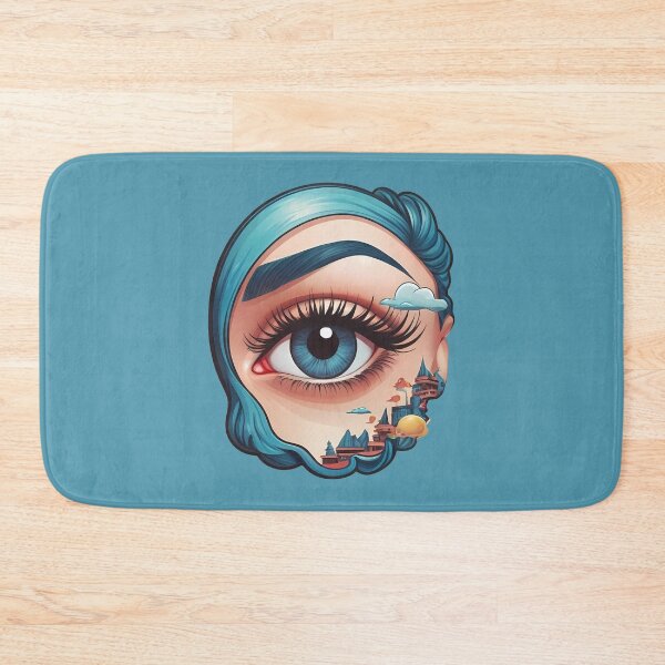Item preview, Surreal Girl Blue Eye designed and sold by MadnessEnvelope.