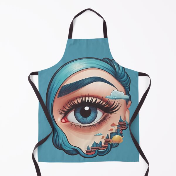 Item preview, Surreal Girl Blue Eye designed and sold by MadnessEnvelope.
