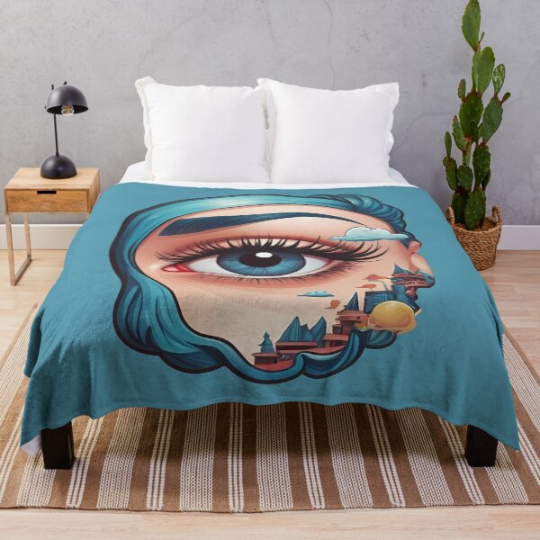 Item preview, Surreal Girl Blue Eye designed and sold by MadnessEnvelope.