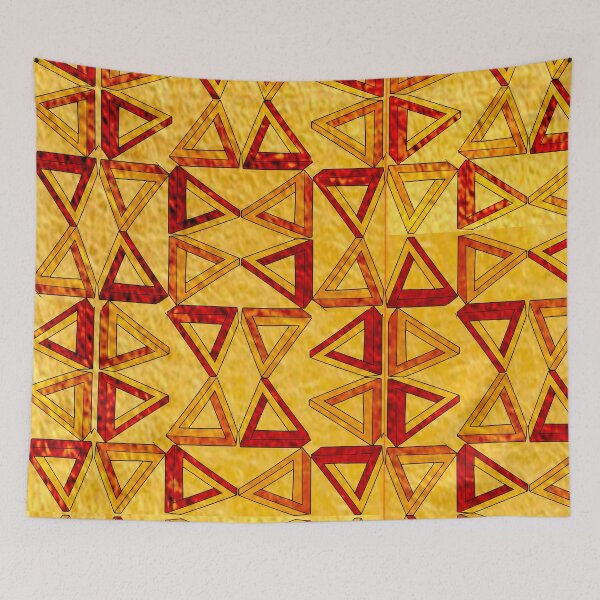 Item preview, Penrose Triangles - optical illusion designed and sold by RedLeafPine.