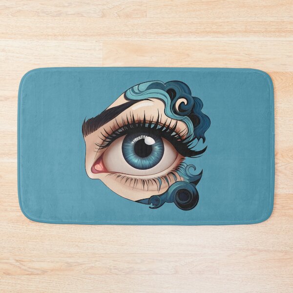 Item preview, Surreal Girl's Blue Eye designed and sold by MadnessEnvelope.