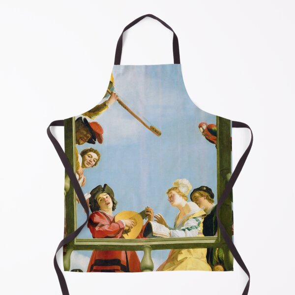 Item preview, Gerard van Honthorst Musical Group Balcony Art Print designed and sold by TheSoulOfArt.