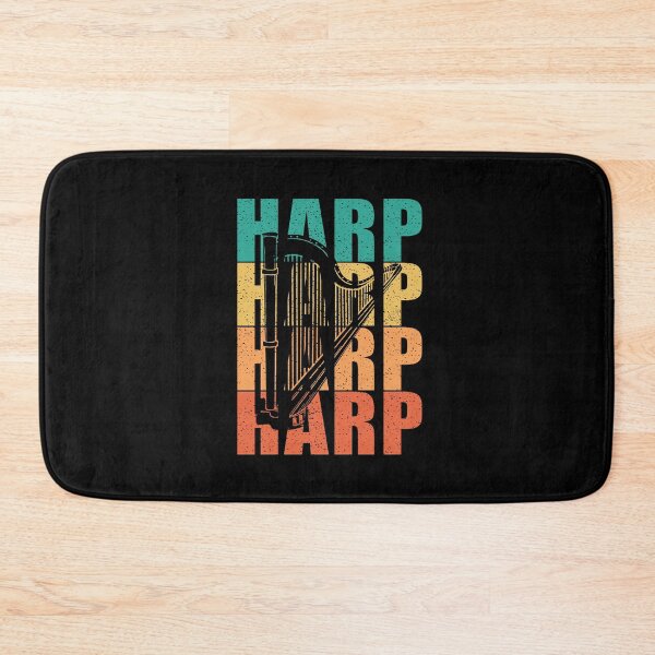Item preview, Retro Harpist Musician Women Vintage Harp designed and sold by DSWShirts.