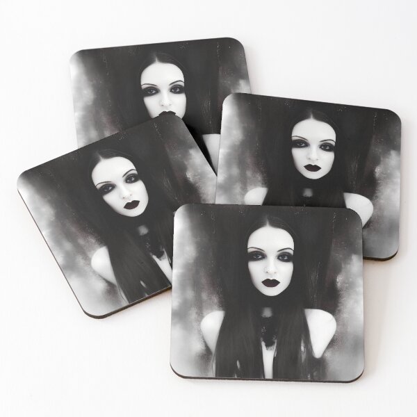 Item preview, Portrait of a Goth Girl - Annabelle designed and sold by Creep-Vault.