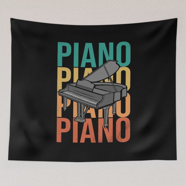 Item preview, Retro Grand Piano Player Pianist Gift Vintage Piano designed and sold by DSWShirts.