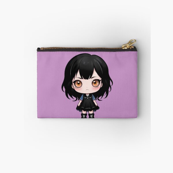 Item preview, Cute Chibi Black Hair Emo Girl designed and sold by MadnessEnvelope.