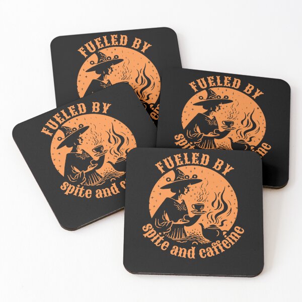 Item preview, Vintage Fueled By Spite And Caffeine Skeleton Halloween  designed and sold by trendyzcom.
