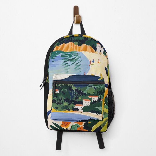 Item preview, Mediterranean Coast Painting in Matisse Style designed and sold by regnumsaturni.