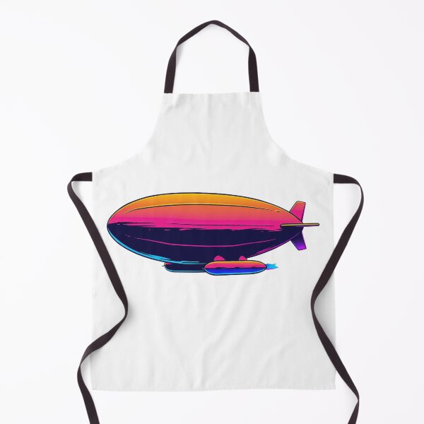 Item preview, Historical Zeppelin airship blimp colorful vibrant design designed and sold by Szkicerka.