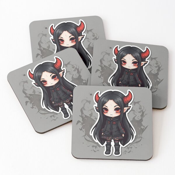 Item preview, Black Outfit Cute Demon Girl designed and sold by MadnessEnvelope.