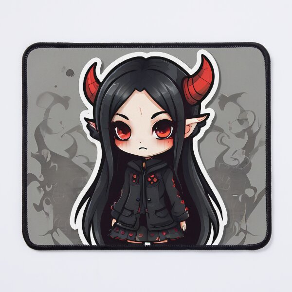 Item preview, Black Outfit Cute Demon Girl designed and sold by MadnessEnvelope.