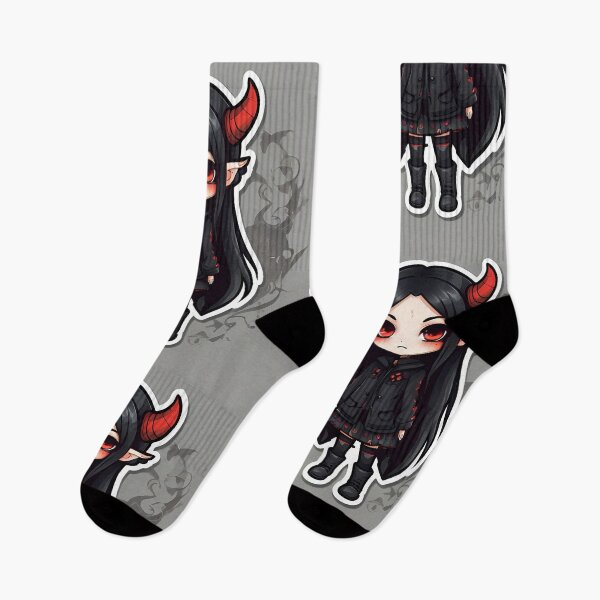 Item preview, Black Outfit Cute Demon Girl designed and sold by MadnessEnvelope.