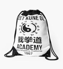 Jeet Kune Do Academy Martial Arts Bruce Lee Drawstring Bag