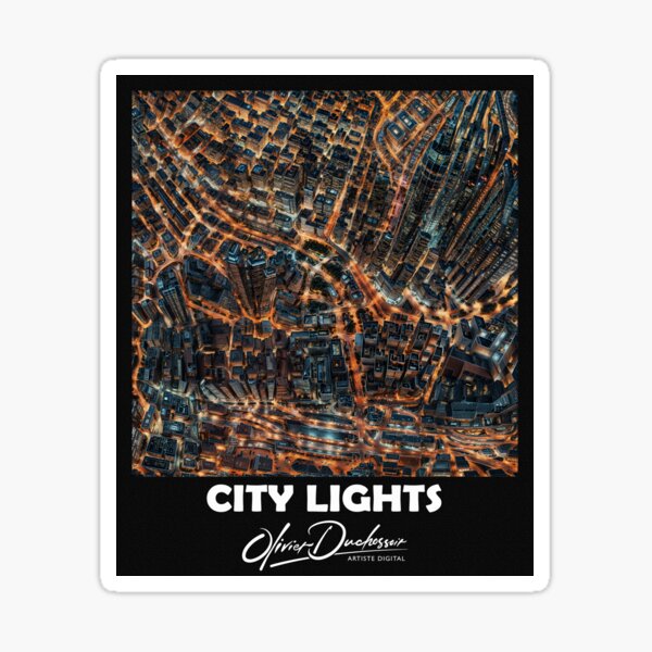 City lights 16 Sticker