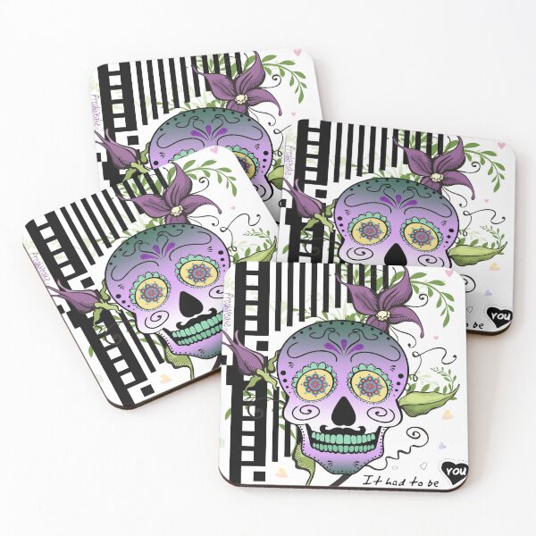 Item preview, FANTASY SKULL WITH FLOWERS designed and sold by inarausch2023.
