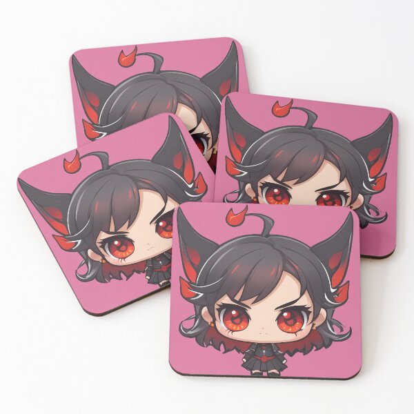 Item preview, Big Head Chibi Girl Aesthetic - Cute Demon Girl designed and sold by MadnessEnvelope.