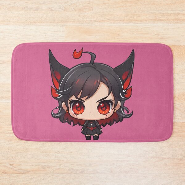 Item preview, Big Head Chibi Girl Aesthetic - Cute Demon Girl designed and sold by MadnessEnvelope.