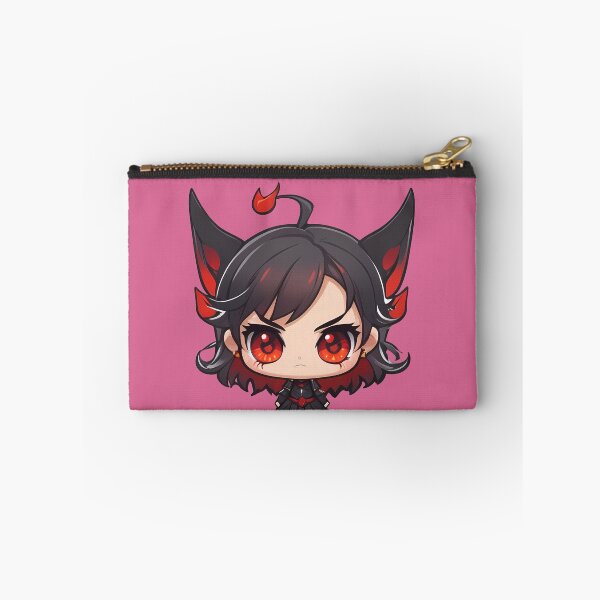 Item preview, Big Head Chibi Girl Aesthetic - Cute Demon Girl designed and sold by MadnessEnvelope.