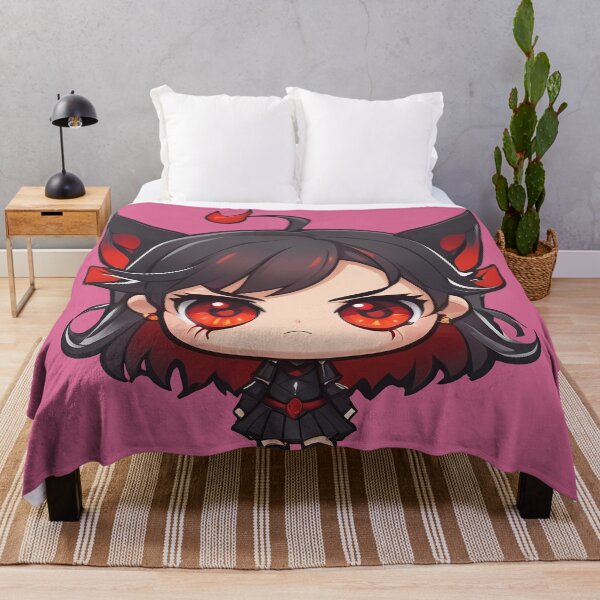 Item preview, Big Head Chibi Girl Aesthetic - Cute Demon Girl designed and sold by MadnessEnvelope.