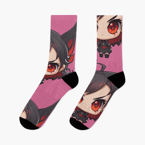 Item preview, Big Head Chibi Girl Aesthetic - Cute Demon Girl designed and sold by MadnessEnvelope.