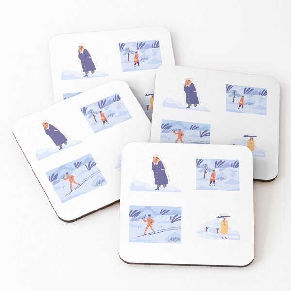 Item preview, people in the snow, on a winter afternoon designed and sold by huape.