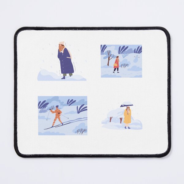 Item preview, people in the snow, on a winter afternoon designed and sold by huape.