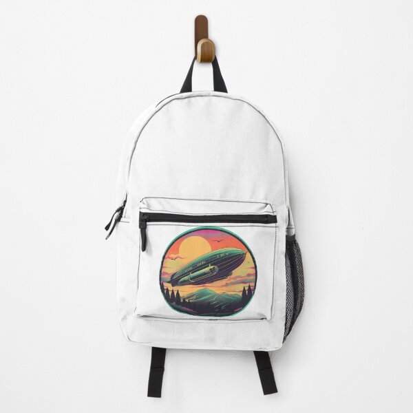 Item preview, Historical Zeppelin blimp airship colorful vibrant design designed and sold by Szkicerka.