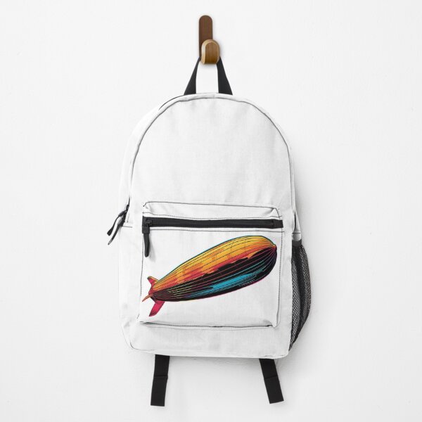 Item preview, Historical Zeppelin blimp airship colorful vibrant design designed and sold by Szkicerka.