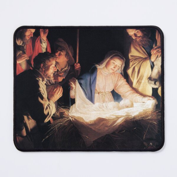 Item preview, Gerard van Honthorst The Adoration Shepherds Art Print designed and sold by TheSoulOfArt.