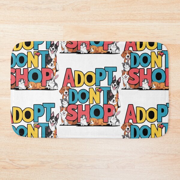 Item preview, Adopt, Don't Shop Art : Pet Adoption Graphic Design  designed and sold by HahaHandlesHub.