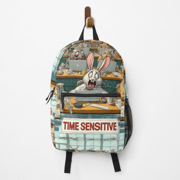 Item preview, Time Sensitive Desperate Working animals in a Hilarious Open Workspace designed and sold by Omniweb.app.