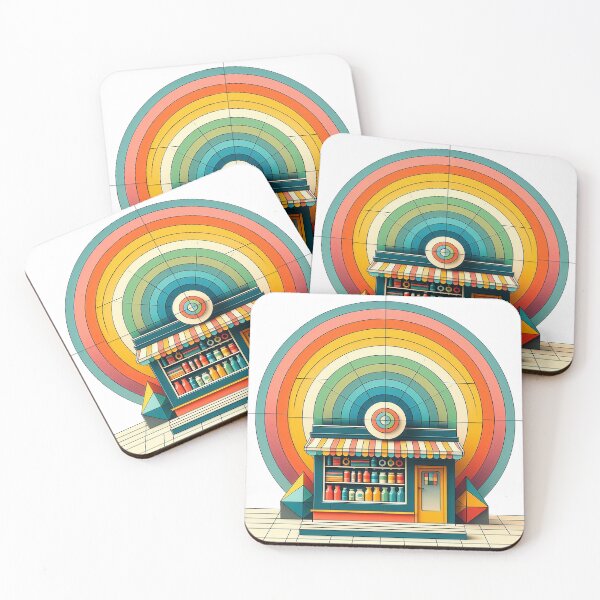 Item preview, Rainbow Bodega - Vibrant Minimalist Store designed and sold by 3MillsDesign.