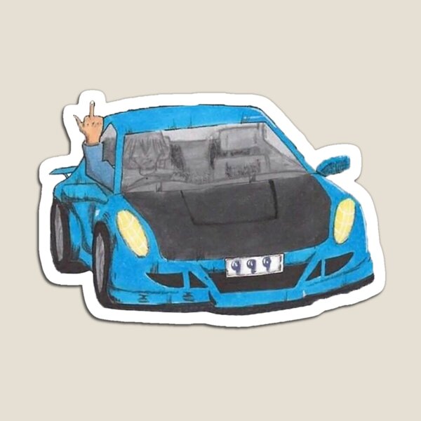 Aperçu de l'œuvre Au revoir et bon ride voiture créée et vendue par 1xstonee-shop.