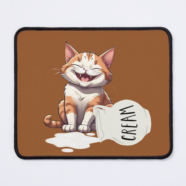 Item preview, Cute Cat Got The Cream Graphic Design designed and sold by Iiswaz.