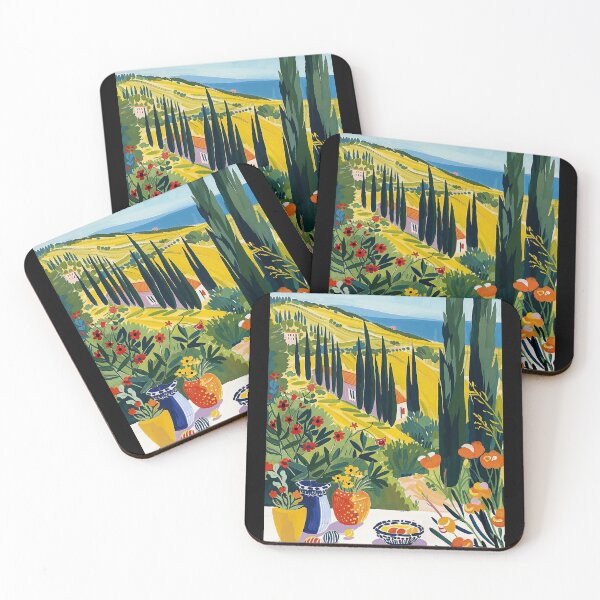 Item preview, Matisse Painting Mediterranean House with Vibrant Colors and Serene Landscape designed and sold by regnumsaturni.