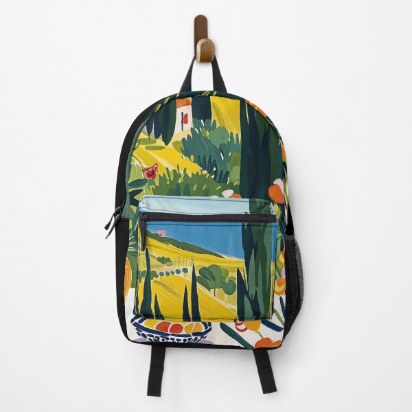 Item preview, Matisse Painting Mediterranean House with Vibrant Colors and Serene Landscape designed and sold by regnumsaturni.