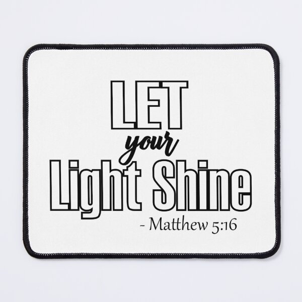 Item preview, Let your Light Shine Design | Christian Design designed and sold by KansydMerch.