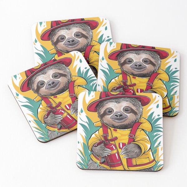 Item preview, Fireman Sloth designed and sold by likbatonboot.