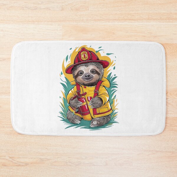 Item preview, Fireman Sloth designed and sold by likbatonboot.