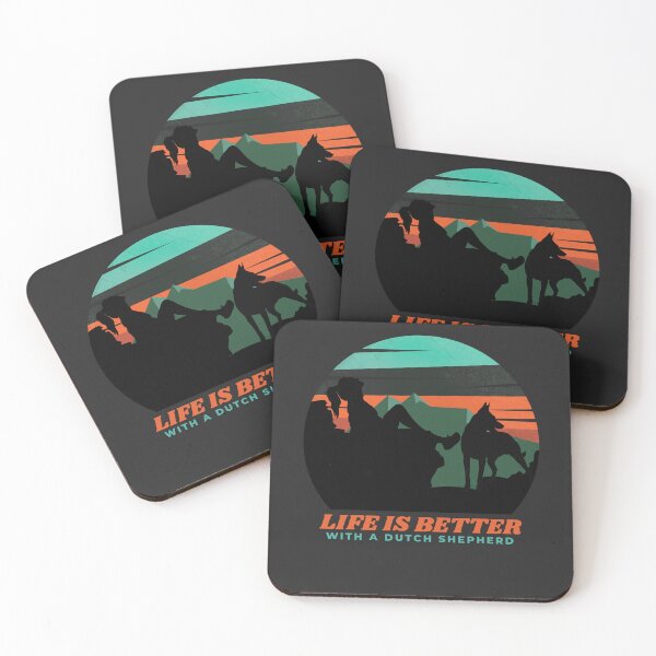 Item preview, Life Is Better With A Dutch Shepherd Mom Gift designed and sold by Guarddogdrive.