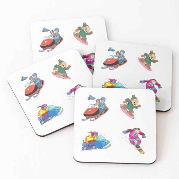 Item preview, people practicing winter sports designed and sold by huape.